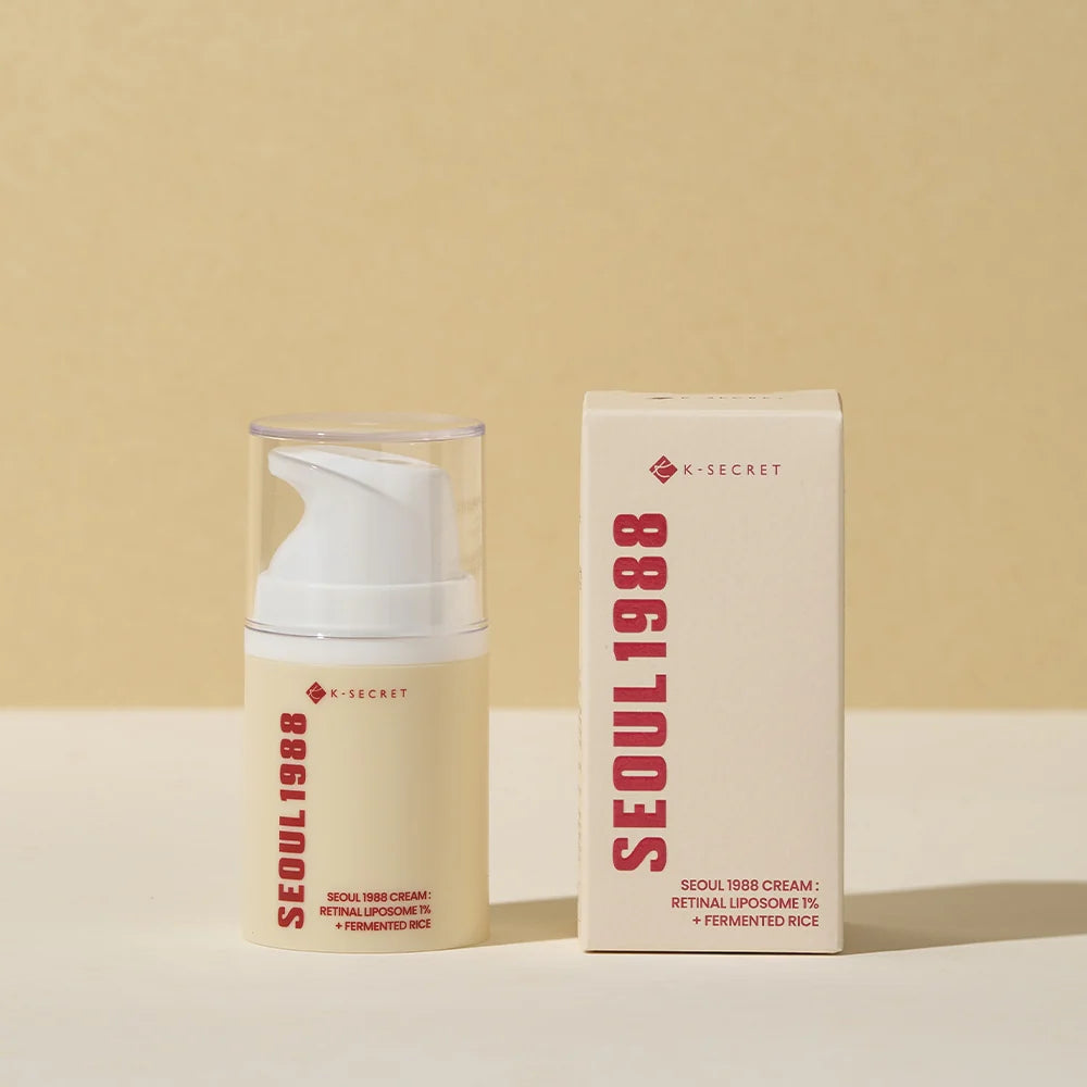 K-SECRET - SEOUL 1988 CREAM : RETINAL LIPOSOME 1% + FERMENTED RICE