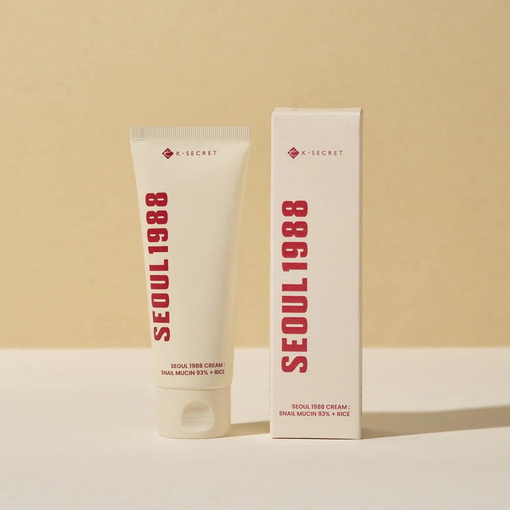 K-SECRET - SEOUL 1988 CREAM : SNAIL MUCIN 93% + RICE
