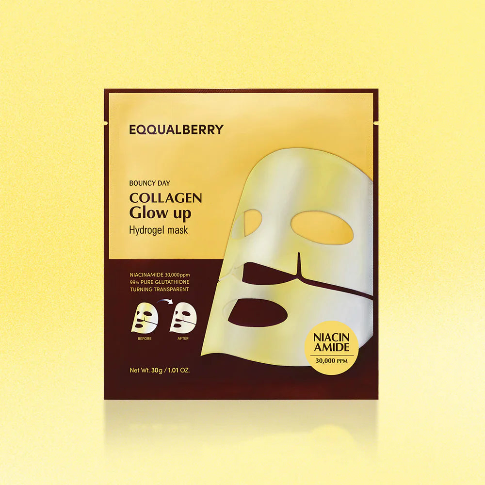 EQQUALBERRY - Collagen Glow Up Hydrogel Mask
