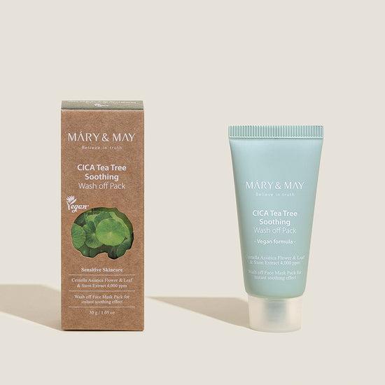 MARY&MAY - Vegan CICA TeaTree Soothing Wash off Pack