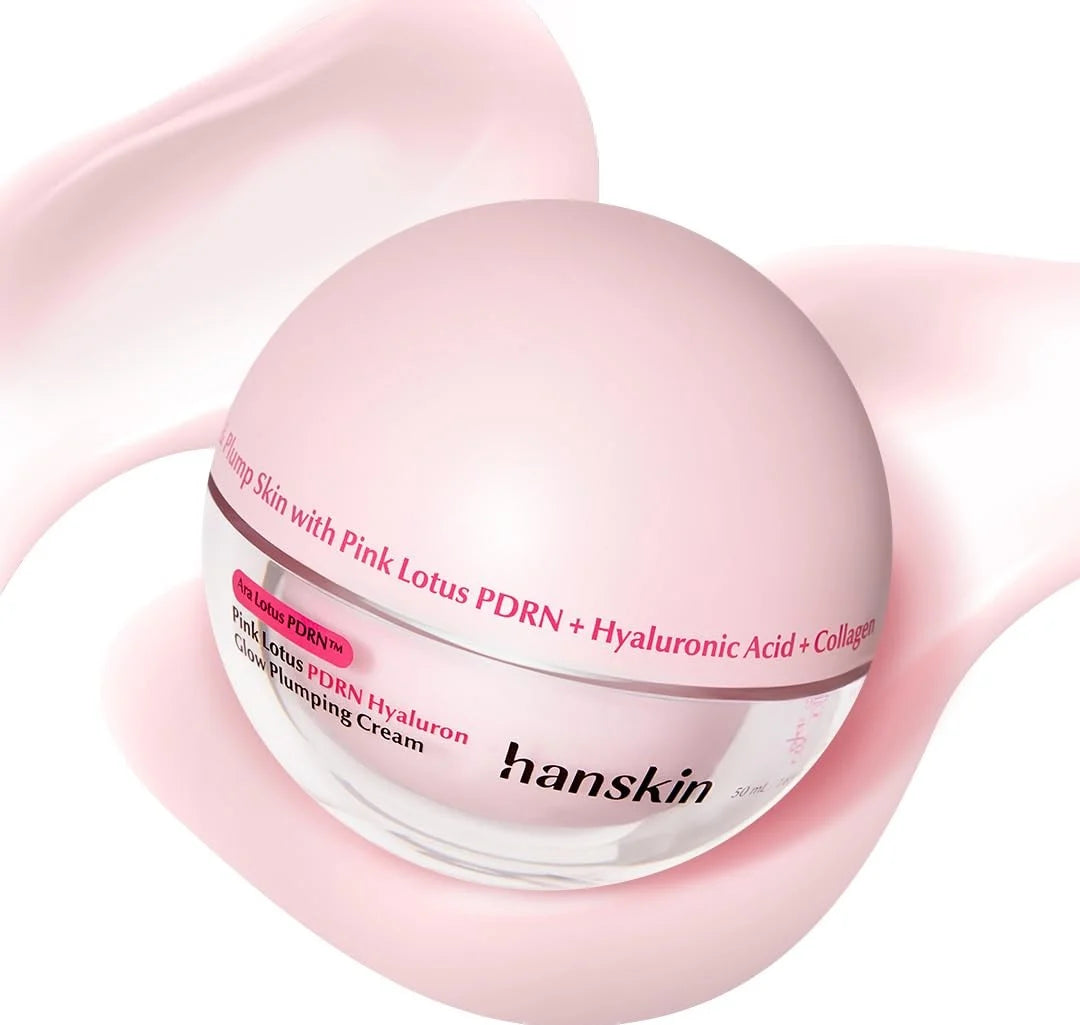 HANSKIN - Pink Lotus PDRN Hyaluron Glow Plumping Cream