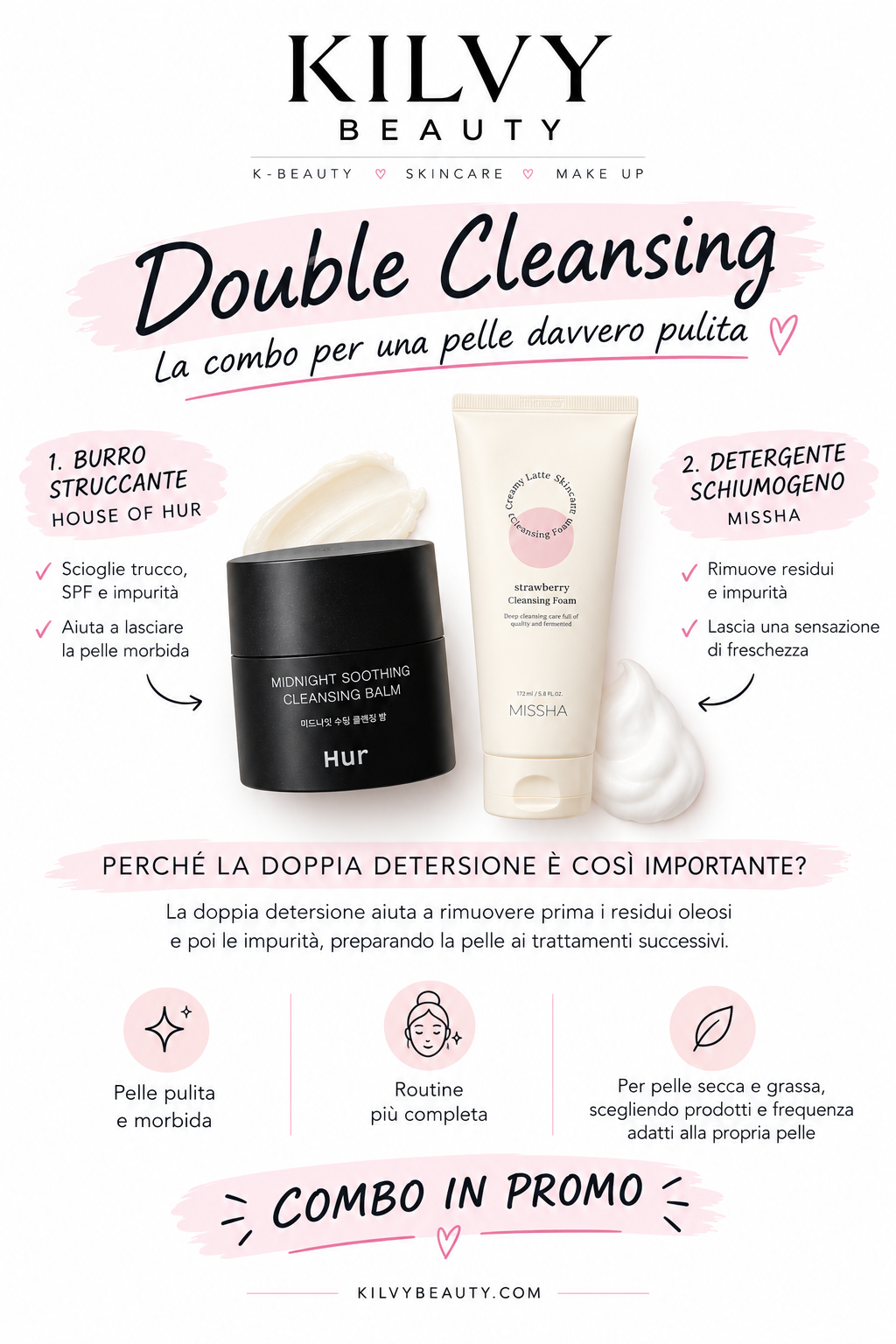KILVY BEAUTY – Double Cleansing Duo | House of Hur + MISSHA