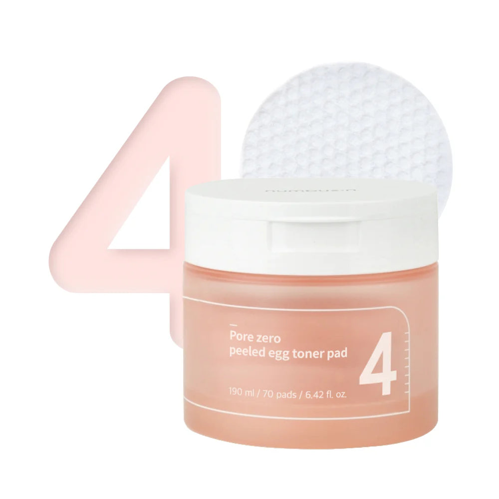 NUMBUZIN - No.4 Pore Zero Peeled Egg Toner Pad